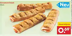 Netto Marken-Discount Currywurst Snack Stück Angebot