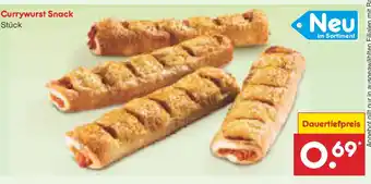 Netto Marken-Discount Currywurst Snack Stück Angebot
