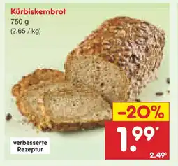 Netto Marken-Discount Kürbiskernbrot Angebot