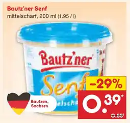 Netto Marken-Discount Bautz'ner Senf Angebot