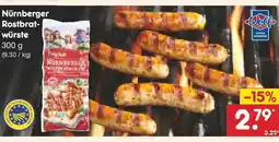 Netto Marken-Discount Nürnberger Rostbrat- würste Angebot