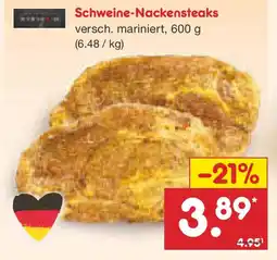 Netto Marken-Discount Schweine-Nackensteaks Angebot