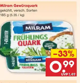 Netto Marken-Discount Milram Gewürzquark Angebot