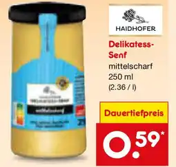 Netto Marken-Discount Delikatess- Senf Angebot