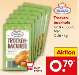 Netto Marken-Discount Trocken- backhefe Angebot