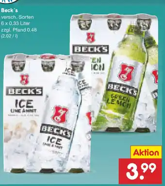 Netto Marken-Discount BECKS Angebot