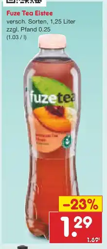 Netto Marken-Discount Fuze Tea Eistee Angebot
