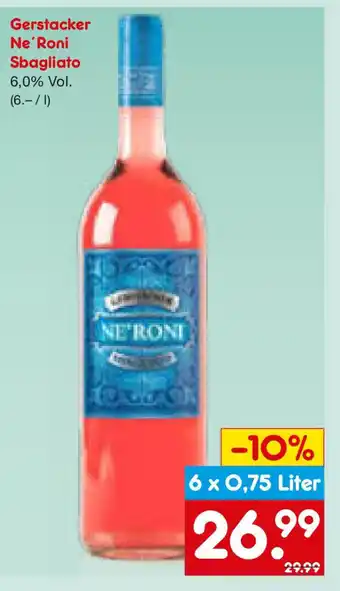 Netto Marken-Discount Gerstacker Ne Roni Sbagliato Angebot