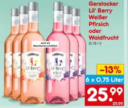 Netto Marken-Discount Gerstacker Lil' Berry Weißer Pfirsich oder Waldfrucht Angebot