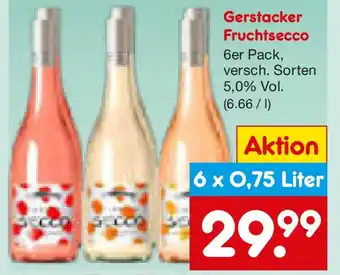 Netto Marken-Discount Gerstacker Fruchtsecco Angebot
