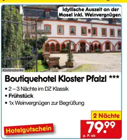 Netto Marken-Discount Boutiquehotel Kloster Pfalzl *** Angebot
