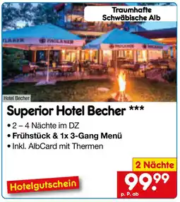 Netto Marken-Discount Superior Hotel Becher *** Angebot