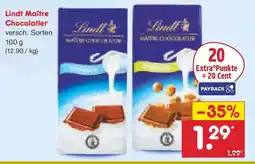 Netto Marken-Discount Lindt Maître Chocolatier Angebot
