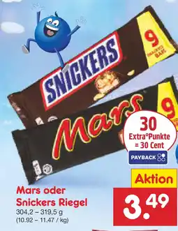 Netto Marken-Discount Mars oder Snickers Riegel Angebot
