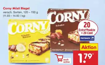 Netto Marken-Discount Corny Müsli Riegel Angebot