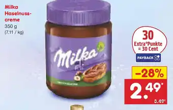 Netto Marken-Discount Milka Haselnuss- creme Angebot