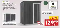 Netto Marken-Discount Metall Geräteschuppen Angebot