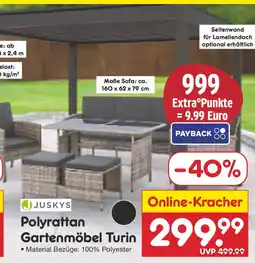 Netto Marken-Discount Polyrattan Gartenmöbel Turin Angebot