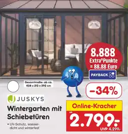Netto Marken-Discount Wintergarten mit Schiebetüren Angebot