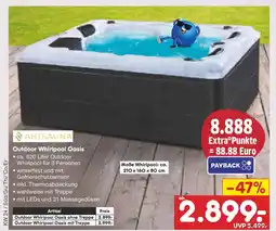 Netto Marken-Discount ARTSAUNA Outdoor Whirlpool Oasis Angebot