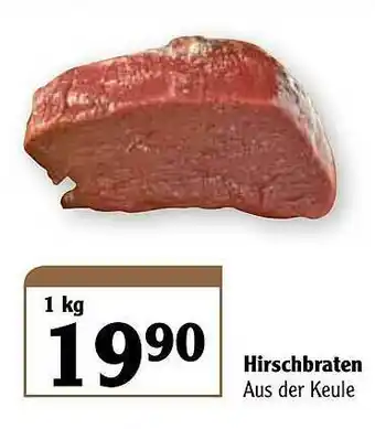 Globus Hirschbraten Angebot