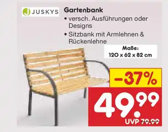 Netto Marken-Discount JUSKYS Gartenbank Angebot