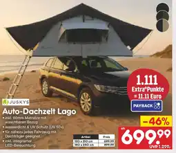 Netto Marken-Discount Auto-Dachzelt Lago Angebot