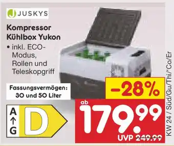 Netto Marken-Discount Kompressor Kühlbox Yukon Angebot