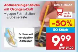 Netto Marken-Discount Abflussreiniger-Sticks mit Orangen-Duft Angebot