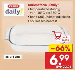 Netto Marken-Discount Auflaufform „Daily" Angebot
