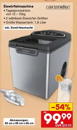 Netto Marken-Discount Eiswürfelmaschine Angebot