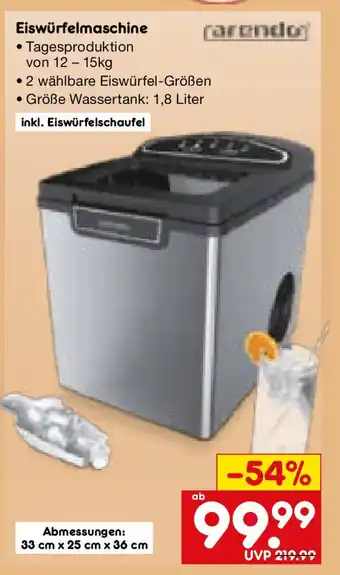 Netto Marken-Discount Eiswürfelmaschine Angebot