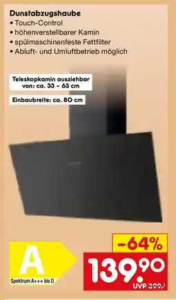 Netto Marken-Discount Dunstabzugshaube Angebot