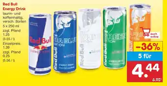 Netto Marken-Discount Red Bull Energy Drink Angebot