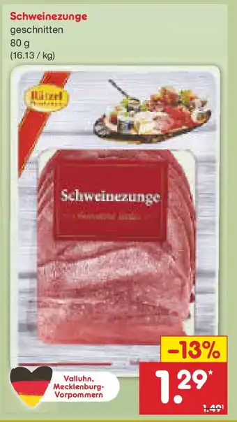 Netto Marken-Discount Schweinezunge Angebot