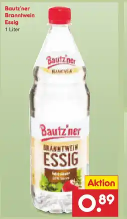 Netto Marken-Discount Bautz'ner Branntwein Essig Angebot