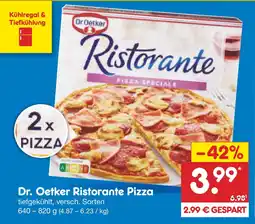 Netto Marken-Discount Dr. Oetker Ristorante Pizza Angebot