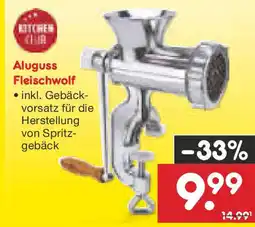 Netto Marken-Discount Aluguss Fleischwolf Angebot
