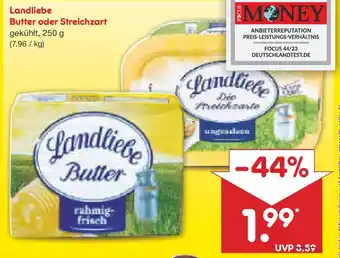 Netto Marken-Discount Landliebe Butter oder Streichzart Angebot