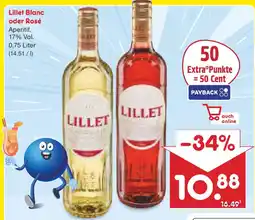Netto Marken-Discount Lillet Blanc oder Rosé Angebot
