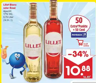 Netto Marken-Discount Lillet Blanc oder Rosé Angebot