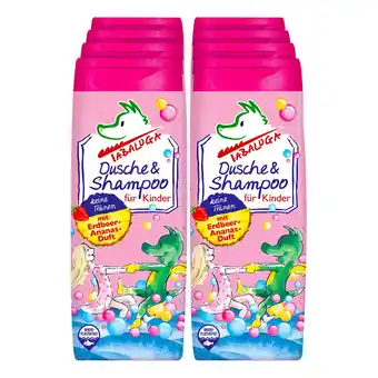 Netto Marken-Discount Tabaluga Kinder Shampoo & Dusche rosa 300 ml, 8er Pack Angebot