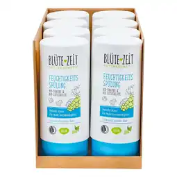 Netto Marken-Discount BLÜTE-ZEIT Feuchtigkeits Spülung Bio-Traube & Bio-Lotusblüte 200 ml, 8er Pack Angebot