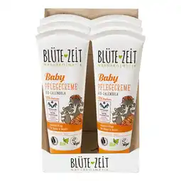 Netto Marken-Discount BLÜTE-ZEIT Baby Pflegecreme Bio-Calendula 75 ml, 6er Pack Angebot