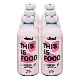 Netto Marken-Discount YFood Drink Fresh Berry 500 ml, 6er Pack Angebot