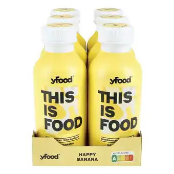Netto Marken-Discount YFood Food Drink Happy Banana 500 ml, 6er Pack Angebot