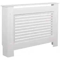 Netto Marken-Discount KADIMA DESIGN Moderne Heizkörperverkleidung mit Lamellen-Muster, Hochwertiges MDF-Material Angebot