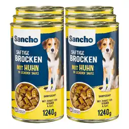 Netto Marken-Discount Sancho Hundenahrung Huhn 1240 g, 6er Pack Angebot