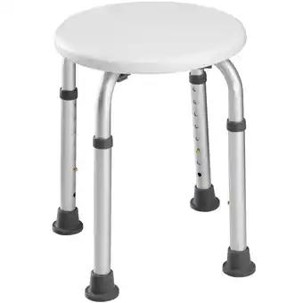 Netto Marken-Discount tectake Duschhocker, mit Teleskopbeinen, rutschfeste Gummifüße, 31 x 36 - 54 cm Angebot