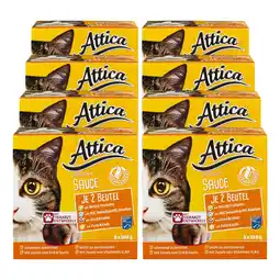 Netto Marken-Discount Attica Katzennahrung Multipack Sauce 8 x 100 g, 8er Pack Angebot